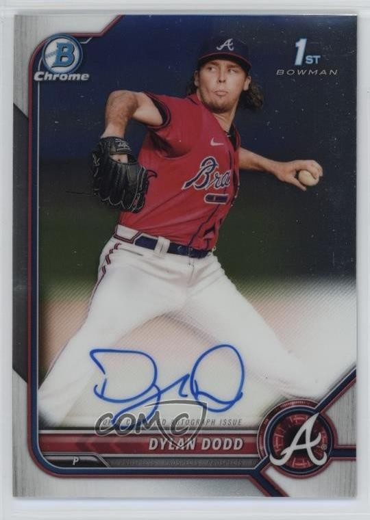 2022 Bowman Chrome Prospect Auto Dylan Dodd #CPA-DD Auto 17hq