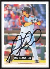 2005 Bowman Heritage Miguel Montero Rookie Auto Arizona Diamondbacks #229 COA