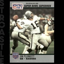1990 Pro Set Super Bowl XXV Silver Anniversary - Jim Plunkett #35
