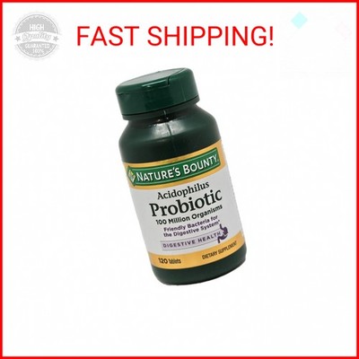 Nature's Bounty Probiotic Acidophilus Tablets, 120 tablets