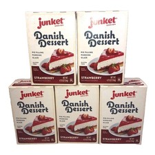 Junket Danés Postre FRESA Mezcla Pastel