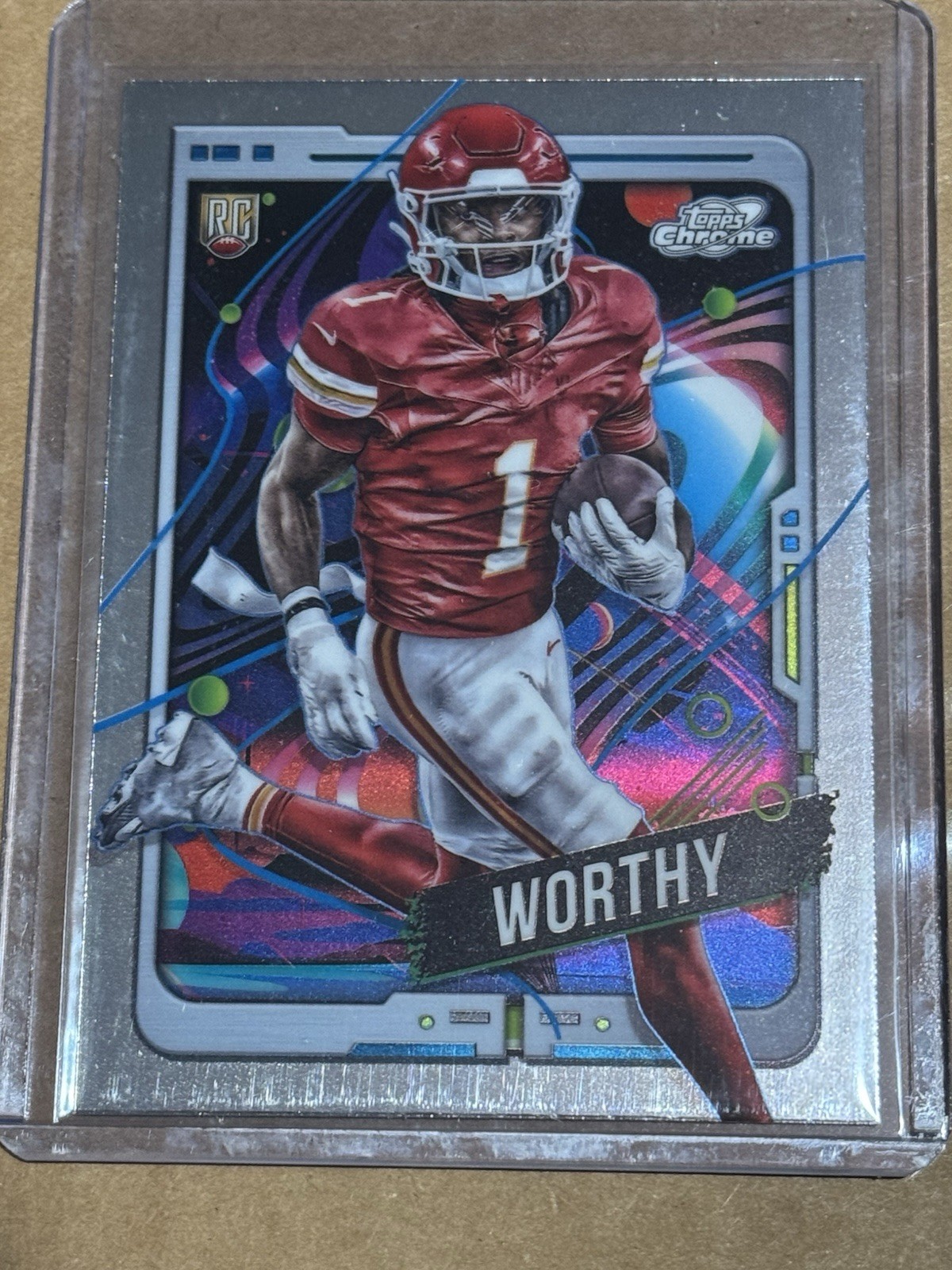 2024 Topps Cosmic Chrome - Rookies Xavier Worthy #146 (RC)