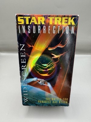 Star Trek Insurrection Widescreen VHS 1999 Paramount Patrick Stewart