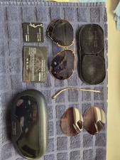 Porsche Design Sunglasses 5621-40 NEEDS REPAIR extra Lens.case .tags