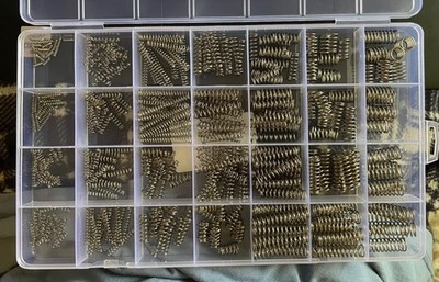 390-Piece Compression Spring Assortment Kit, 28 Sizes Stainless Mini Springs