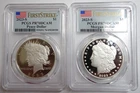 2023-S Proof $1 Morgan Peace Silver Dollar 2pc Set PCGS PR70DCAM