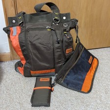 Borsa a mano vintage Esprit esercito ripstop modulare software cyber casco borsa Techwear Gorp