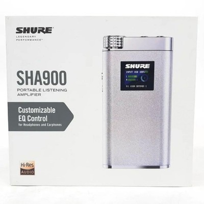 SHURE SHA900 Tragbarer Hörverstärker Hi-Res Audio EQ Control silber gebraucht