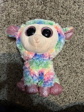 TY Beanie Boos Daffodil The Lamb Plush Stuffed You With Big Glitter Eyes