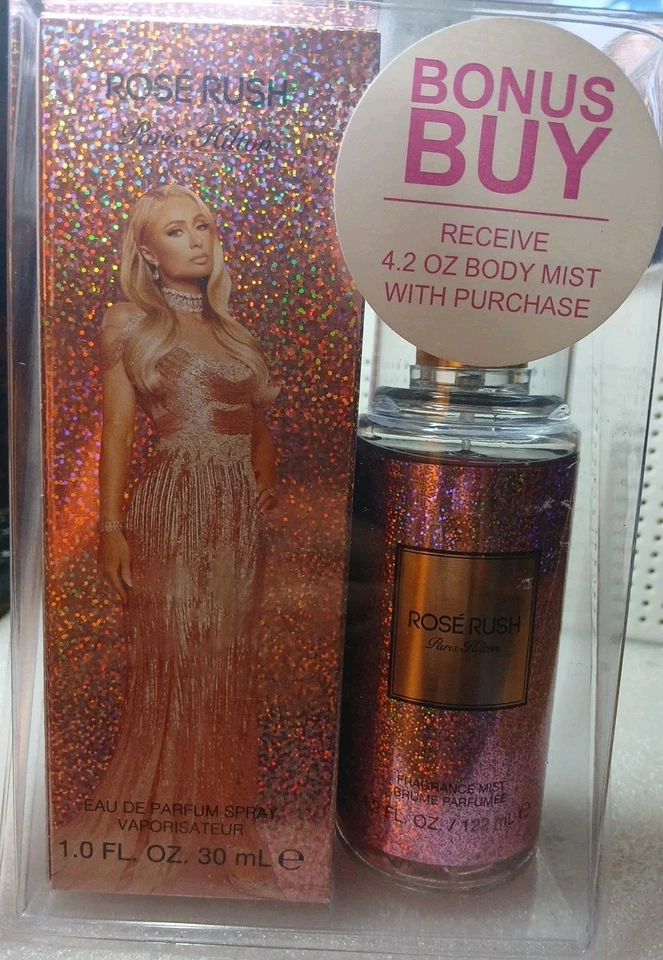 Paris Hilton Rose Rush Eau de Parfum Spray, 1 fl. oz. con niebla corporal extra Foto 3 de 4