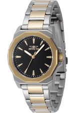 Invicta Women's 47338 Speedway Quartz 3 Hand Black Dial Two-Tone S Steel Watch