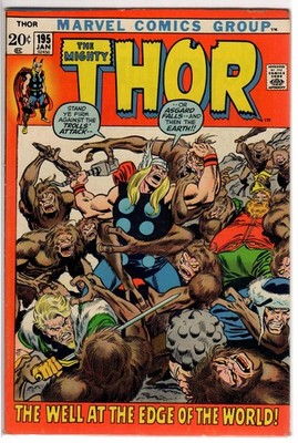 Thor #195 (1972) 7.0 FN/VF