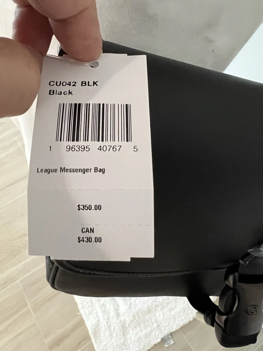 Neu mit Etikett Coach League Messenger Ledertasche