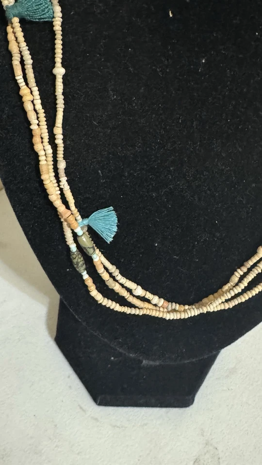 Ожерелье многослойное с бисером кисточками Isabel Marant - Изображение 2 из 4