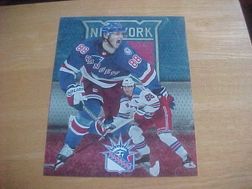 (13) Patrick Kane New York Rangers 8x10 Color Photos FREE SHIPPING - Picture 3 of 4