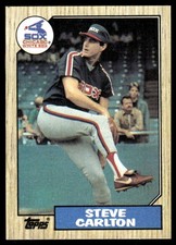 Steve Carlton 1987 Topps #718 White Sox MLB READ FREE SHIPPING AutographDen
