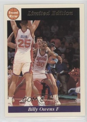 1991-92 Front Row Limited Edition Charter Member Billy Owens #5 Rookie RC 0q3