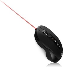 Air Mouse Wireless Desktop Presenter Mouse with Laser Pointer