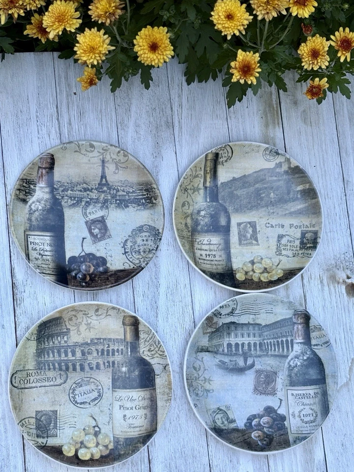 Certificado Diseño Internacional Veronique Charron ~ Manzana Salvaje ~ 4 Platos de Postre Foto 2 de 4