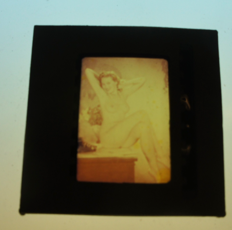 Lot of 4 Vintage 1950s 35mm Color Slides Model Nude Risque Naked Women ...