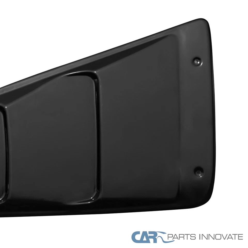 Fits 05-14 Ford Mustang GT Roush Black 1/4 Quarter Window Louvers - Image 4 of 4
