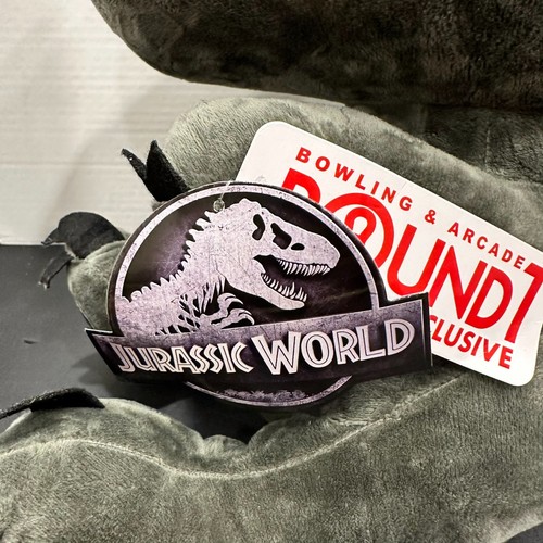 Peluche Jurassic World Velociraptor blu 14” tondo 1 esclusiva bambola Raptor - Foto 2 di 10