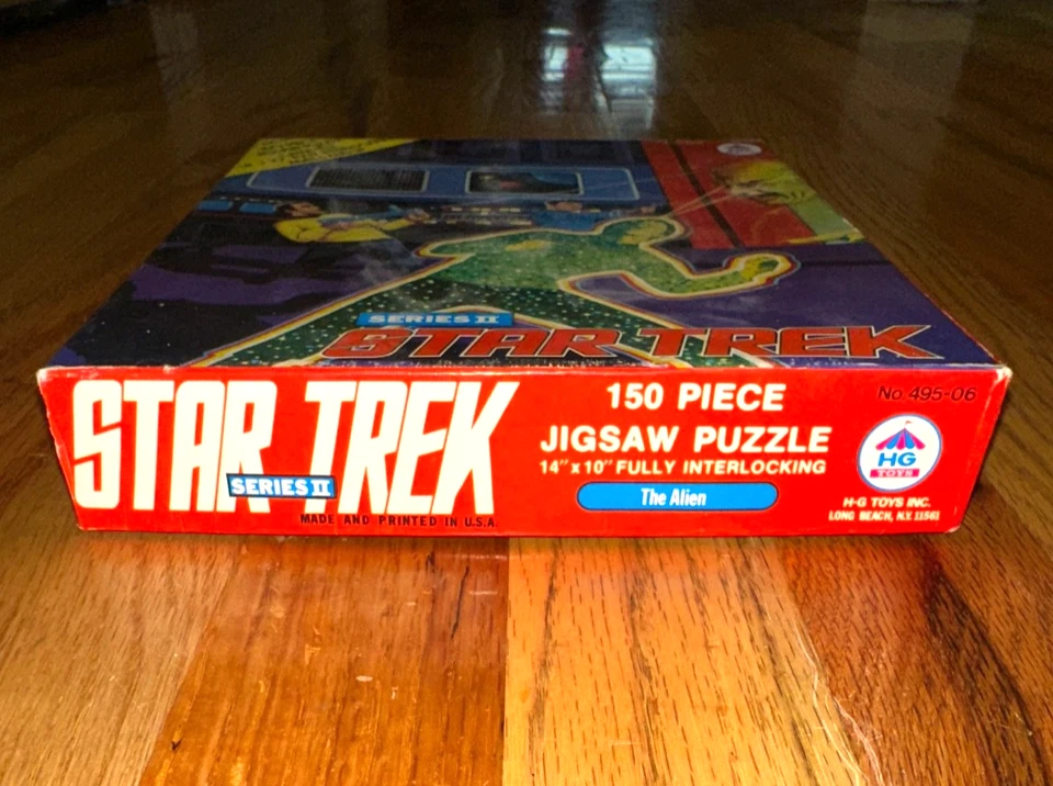 VINTAGE STAR TREK Series II - The Alien (150 Piece PUZZLE) Hand Counted! 1976 - Image 3 of 4