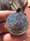 1984 Engelhard 1 oz Prospector Silver Round Nicely Toned