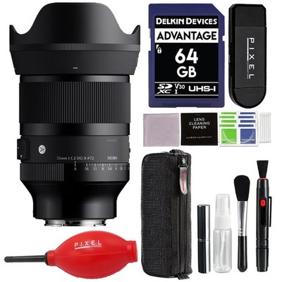 Sigma 35mm f/1.2 DG II Art Lens for Sony E w/ Accessory Bundle | 370965