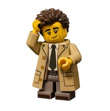 (STICKER) COLUMBO Minifigure Peter Falk TV Nostalgia Water Resistant Sticker