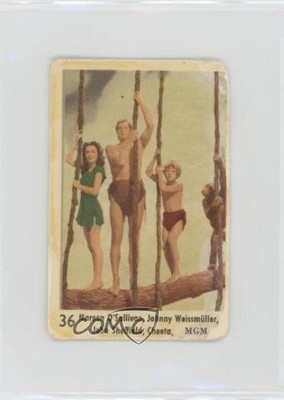 1957 Large Number Studio Series Johnny Sheffield Maureen O'Sullivan #36 06e0