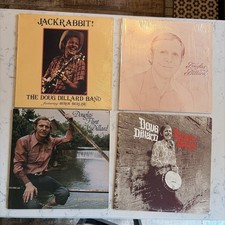 Vintage Doug Dillard 4 LP Lot - Dualing Banjo Reason To Sing, Heaven Jackrabbit