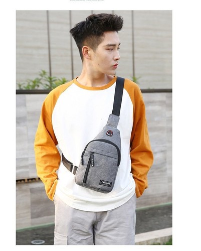 Men Women Sling Bag Chest Fanny Packs Cross Body Travel Sports Shoulder Backpack - Picture 12 of 19