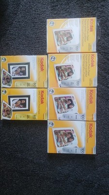 Lot of 6 Kodak Ultra Premium & Premium Photo Paper High Gloss 4x6 60/100 Sheets