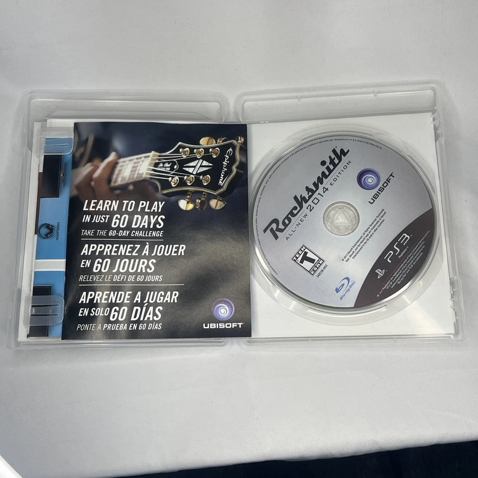 Rocksmith All-New 2014 Edition Sony PlayStation 3 PS3 Complete with Manual - Image 2 of 4