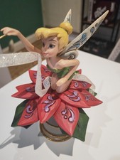 Tinkerbell RARE Jim Shore Disney Traditions A Touch of Sparkle Xmas tree topper