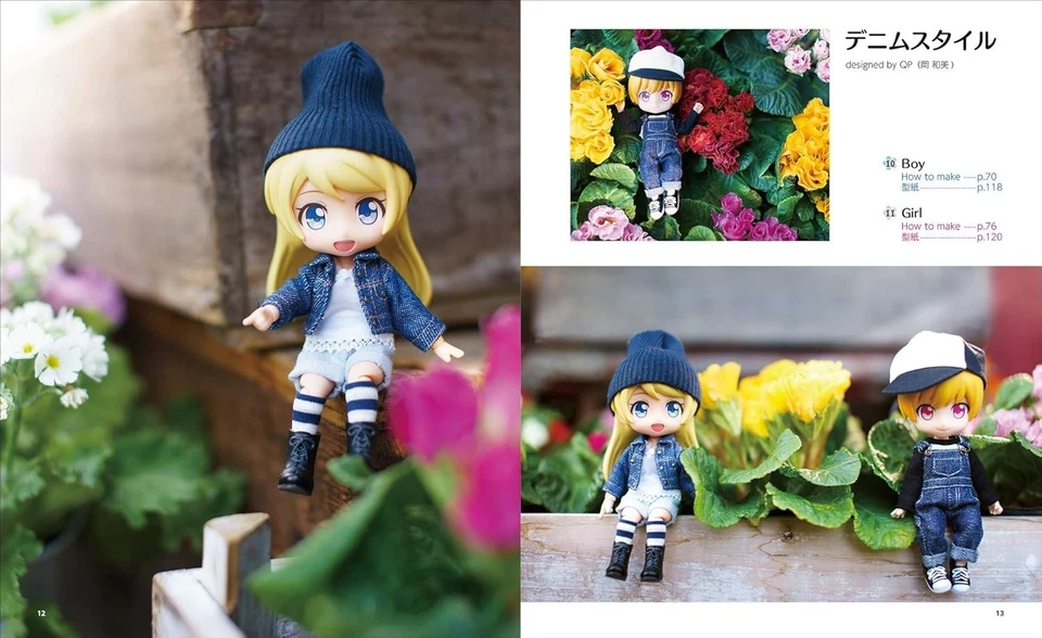 My First Doll Clothing Recipe 2: Nendoroid Doll size figures Craft Book from JP - Image 4 of 4