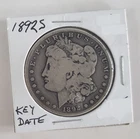 1892-S $1 Morgan Silver Dollar Rare Key Date San Francisco