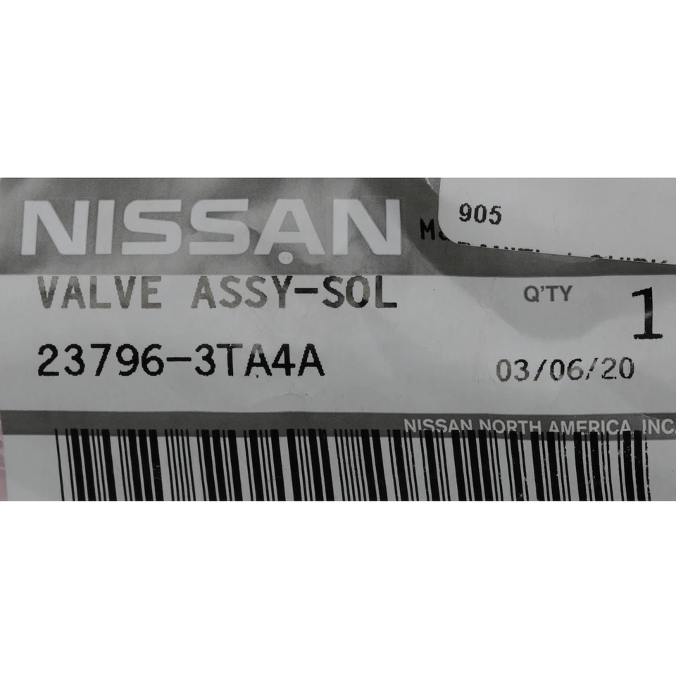 Conjunto de solenoide válvula de control Nissan Altima Rogue 2013-2019 OEM NUEVO 237963TA4A Foto 4 de 4
