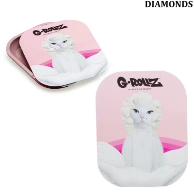 2-Part G-ROLLZ Magnet Cover Tray, Small 7 x 5.5in, Diamond