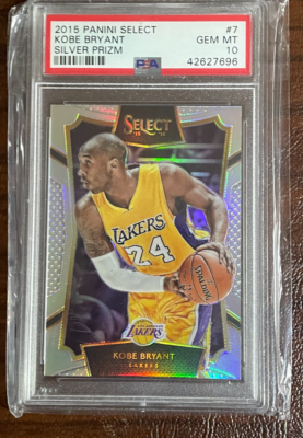 NBA Kobe Bryant Select Prizm Silver