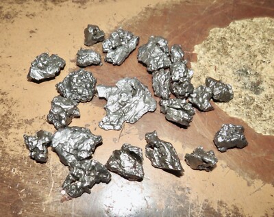 500 gm LOT OF  CAMPO DEL CIELO METEORITE CRYSTALS 10-15 GMS IN SIZE; JAL