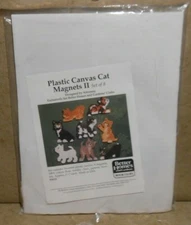 Better Homes and Gardens Plastic Canvas Cat Magnets Set of 8 By Artcetera