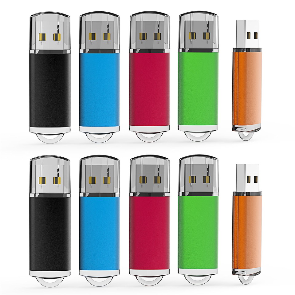 All Rectangle Usb Multicolor 5/10Pcs USB 2.0 2GB 4GB 8GB 16GB 32GB Metal Rectangle USB ...