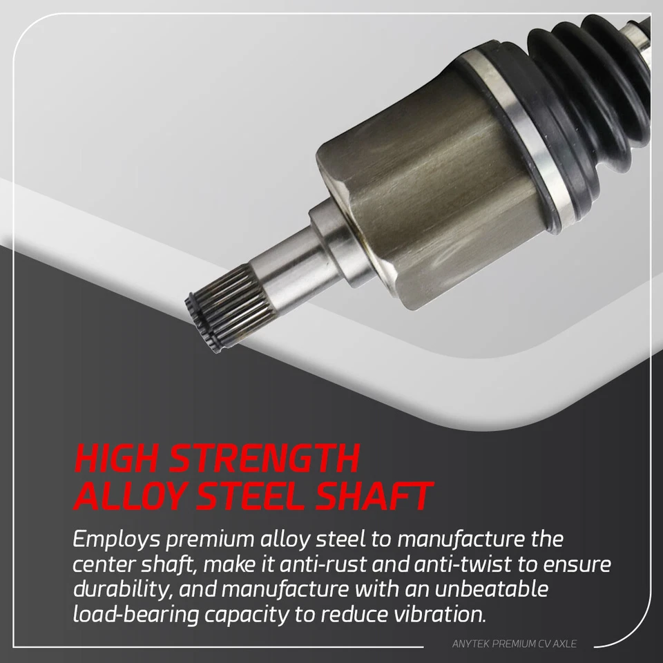 Pair Front CV Axle Shaft for 2008-2012 Honda Accord 2009-2013 Acura TSX 2.4L - Image 4 of 4