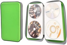 72 Disc CD Case Organizer Green DVD VCD Carry Portable Holder Storage Bag Album