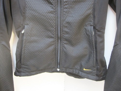 Nike Women Jacket Black Full Zip Sphere Pro Technology Thermal Waffle Size XS - Picture 3 of 7