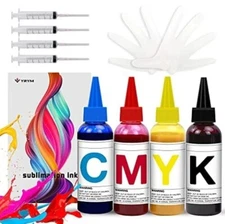 YRYM Sublimation Ink for Epson ET-2720 ET2760 ET2750 ET4700 WF7710 WF2750 WF3...