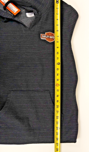 Harley-Davidson Women's Lightweight Hoodie Dark Gray Gettysburg Battlefield NEW - Picture 10 of 11