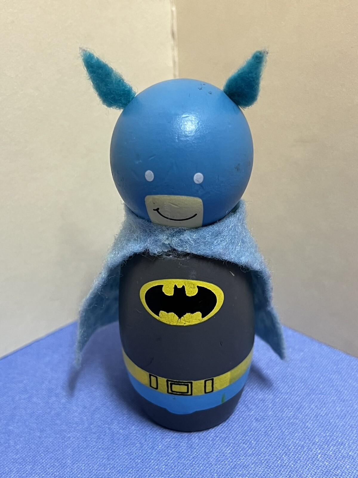 POTTERY BARN DC Justice League Wooden Figurine Batman eBay